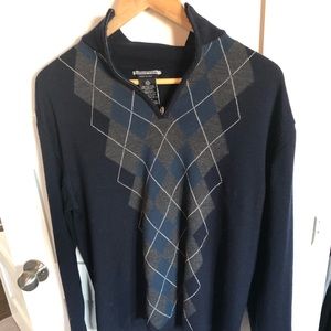 Men’s lg Marco fiori 1/4 zip sweater